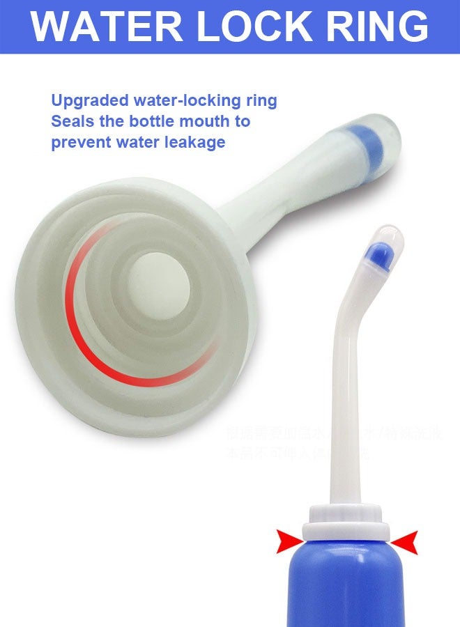 BOUND MOAT Portable Bidet Sprayer And Travel Bidet With Hand Held Bidet Bottle 500ML (Blue Color) - Image 4