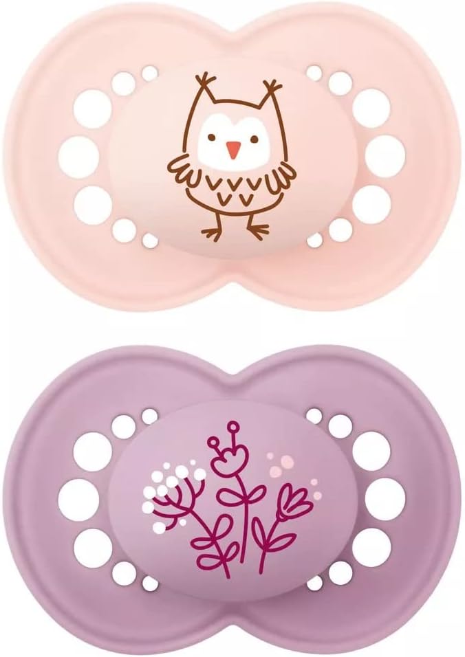 MAM Original Matte Baby Pacifier, Shape Helps Promote Healthy Oral Development, 4 Pack, Unisex, 6+ Months - Image 2