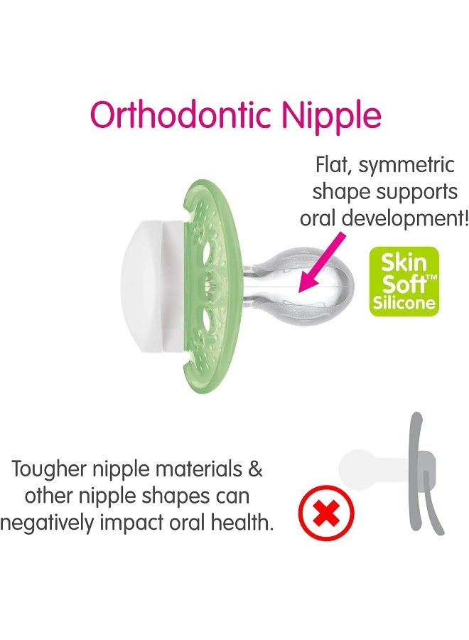 MAM Original Matte Baby Pacifier, Shape Helps Promote Healthy Oral Development, 4 Pack, Unisex, 6+ Months - Image 5