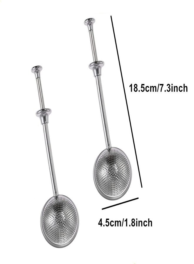 Beetoo Stainless Steel Powdered Sugar Shaker Duster, 2PCS Powdered Sugar Shaker Duster, Powdered sugar Spoon, Dusting Wand for Sugar Flour and Spices - Image 2