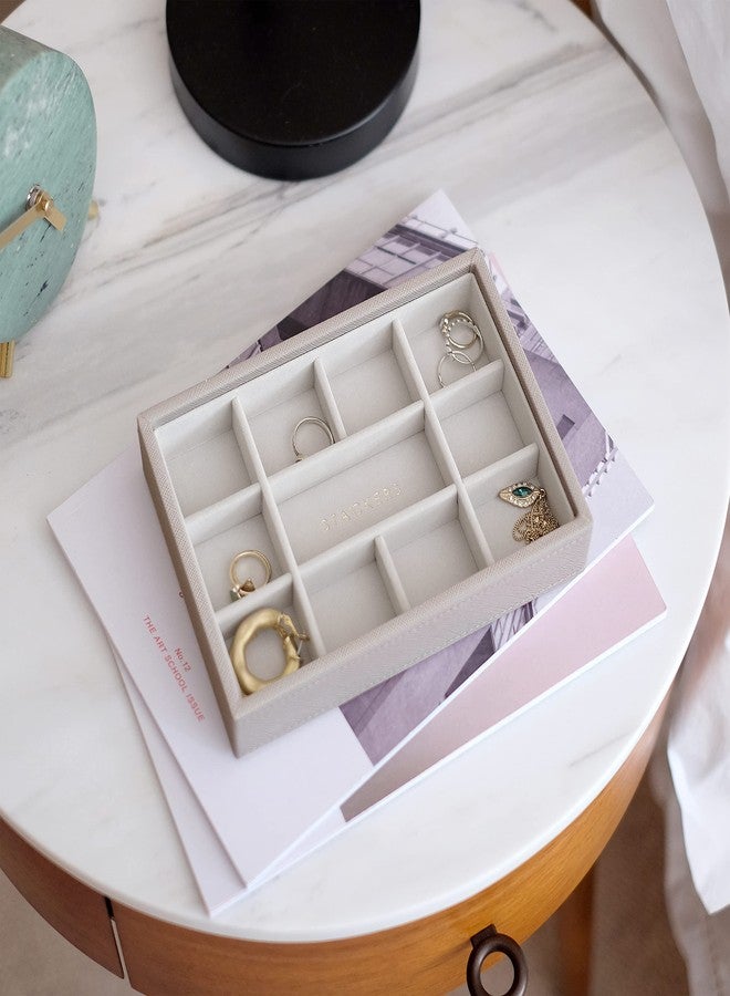 Stackers Trinkets Layer Small | Jewellery Storage Organiser Box for Women - Taupe - Image 2