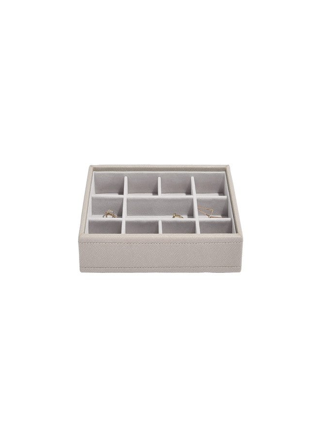 Stackers Trinkets Layer Small | Jewellery Storage Organiser Box for Women - Taupe - Image 1
