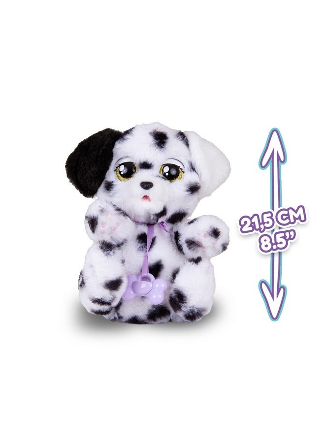 Baby Paws Baby Paws Dalmatian Puppy Toy with Cute Swaddle Bag|Scan QR Code for More Interactive Roleplay,Pretend Play Toy|That Make 5 Adorable Sounds Kids Toys for Ages 4+ |Birthday Gift for Pet Lovers -22 cm  - Image 2