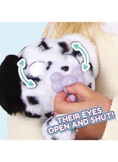 Baby Paws Baby Paws Dalmatian Puppy Toy with Cute Swaddle Bag|Scan QR Code for More Interactive Roleplay,Pretend Play Toy|That Make 5 Adorable Sounds Kids Toys for Ages 4+ |Birthday Gift for Pet Lovers -22 cm  - Image 5