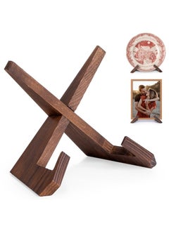 Beauenty Multifunctional Display Stand - Wooden Picture Frame Stand, Cookbook Stand, Kitchen Counter Decor Wooden Recipe Book Holder,Decorative Table Top Easels for Display,Quran Bible Book Holder, Reading B  - Image 1
