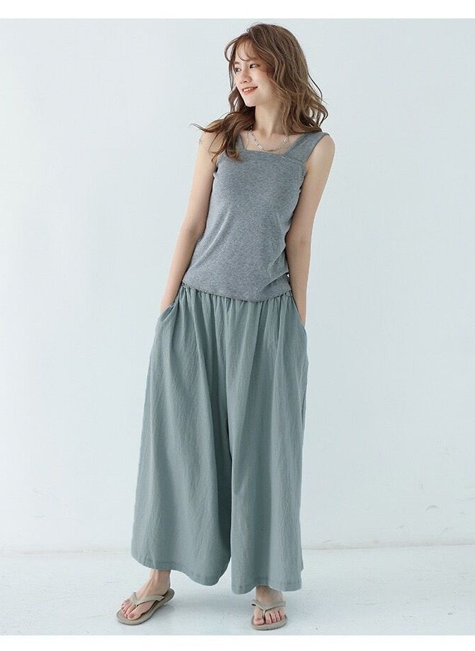 Generic - skirt pants  long  Wide Leg  wide casual long pants Womens pants - Image 1
