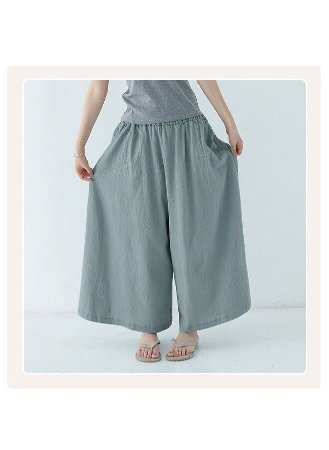 Generic - skirt pants  long  Wide Leg  wide casual long pants Womens pants - Image 1