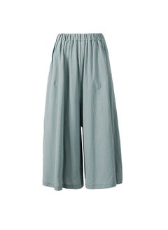 Generic السراويل تنورة طويلة واسعة الساق واسعة السراويل الطويلة عارضة السراويل النسائية  - Image 2