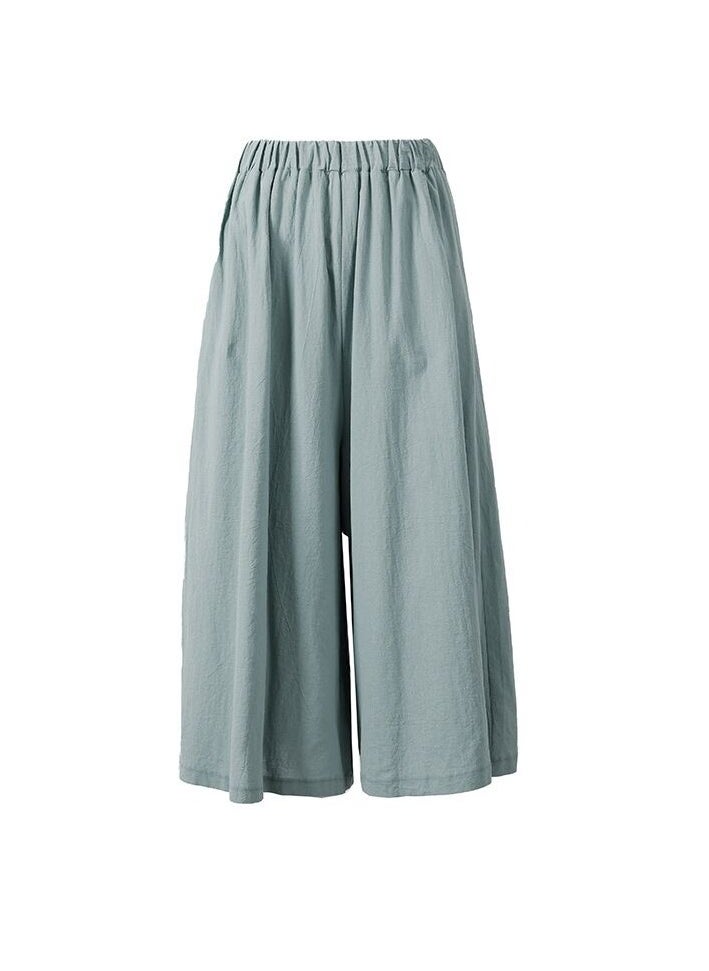 Generic - skirt pants  long  Wide Leg  wide casual long pants Womens pants - Image 1