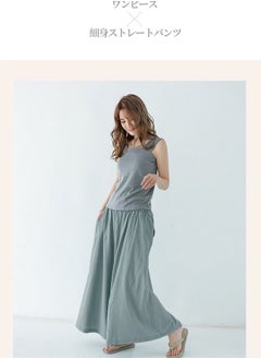 Generic السراويل تنورة طويلة واسعة الساق واسعة السراويل الطويلة عارضة السراويل النسائية  - Image 4