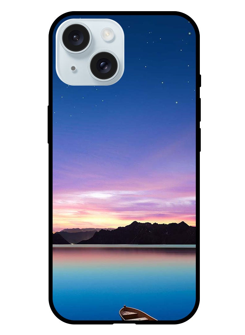 Theodor Protective Case Anti Scratch Shock Proof Bumper Cover For iPhone 15 Plus Minimal Landscape - Image 1