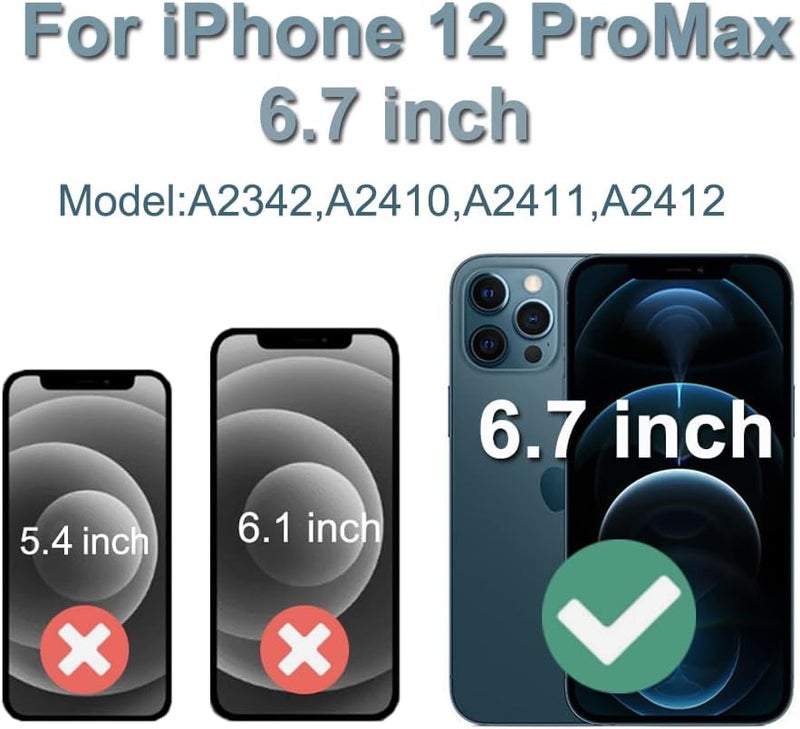 Fixerman Store for iPhone 12 Pro Max Screen Replacement 6.7 inch (A2342, A2410, A2412, A2411), 3D Touch LCD Display Digitizer Frame Assembly with Repair Tools - Image 2