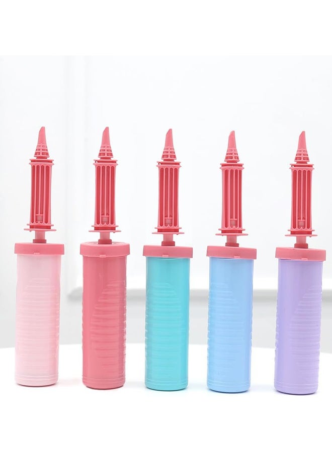 Goldedge 1 x Purple Balloon Pump,Inflator Balloon Pump Hand for Balloon Arch Kit,Confetti Foil,Party Balloons,Double Action Inflator for Fitness,Yoga Ball - Image 4