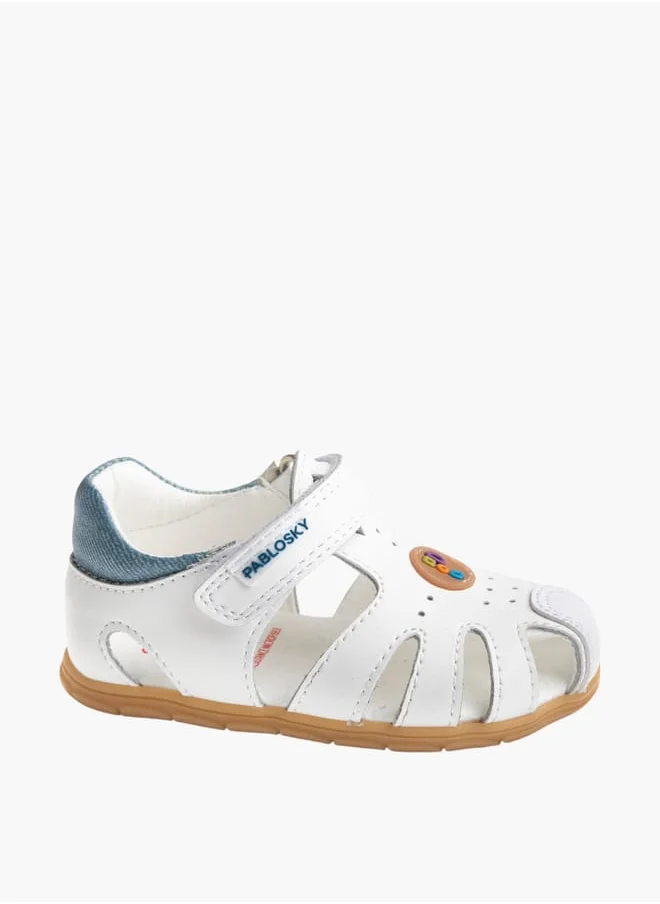 بابلوسكي Boys Strap Sandals With Hook And Loop Closure