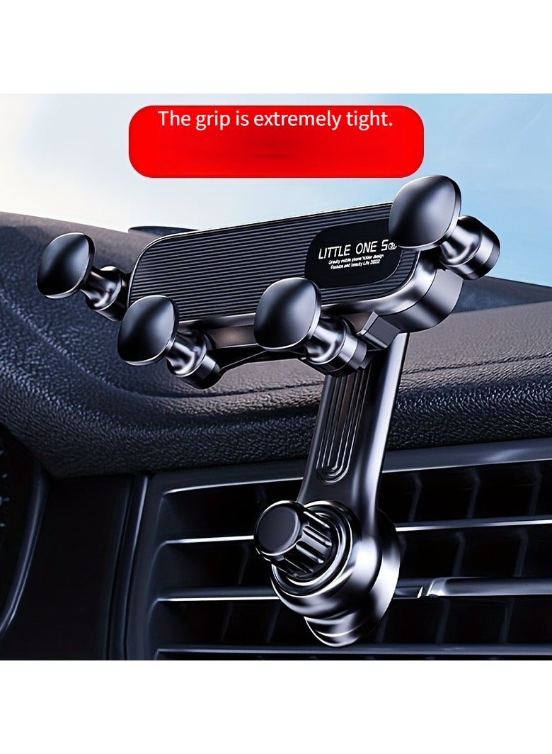 Little Ones ‌Car Phone Holder with Gravity Damping - Anti-Shake Air Vent Mount, Secure No-Drop Design & 360° Adjustable for Driving - Image 2