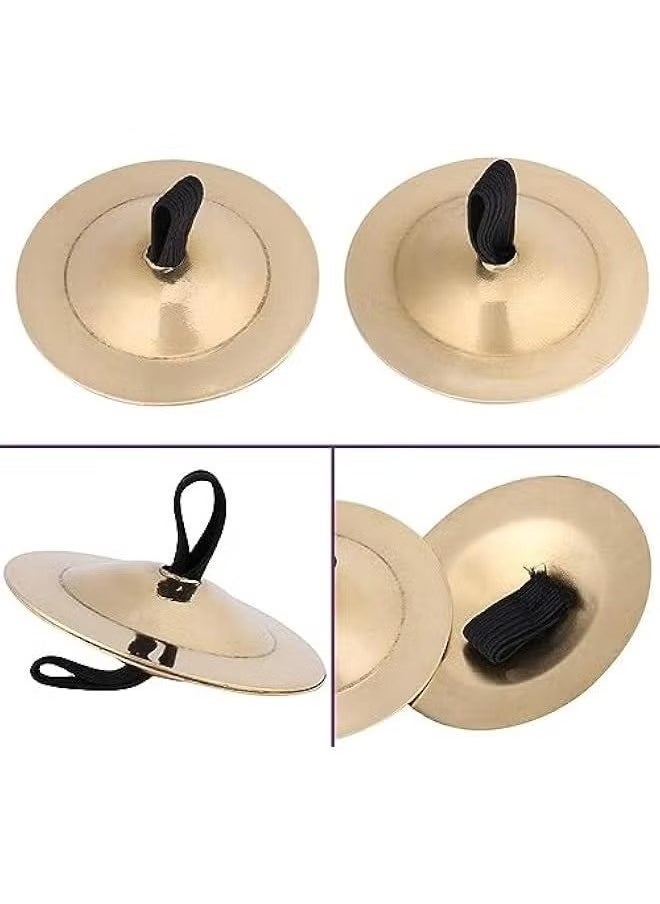 2 Finger Cymbals Belly Dancing Finger Dance Finger Zills Dance Finger Musical Instrument for Dancer Party  - Image 2