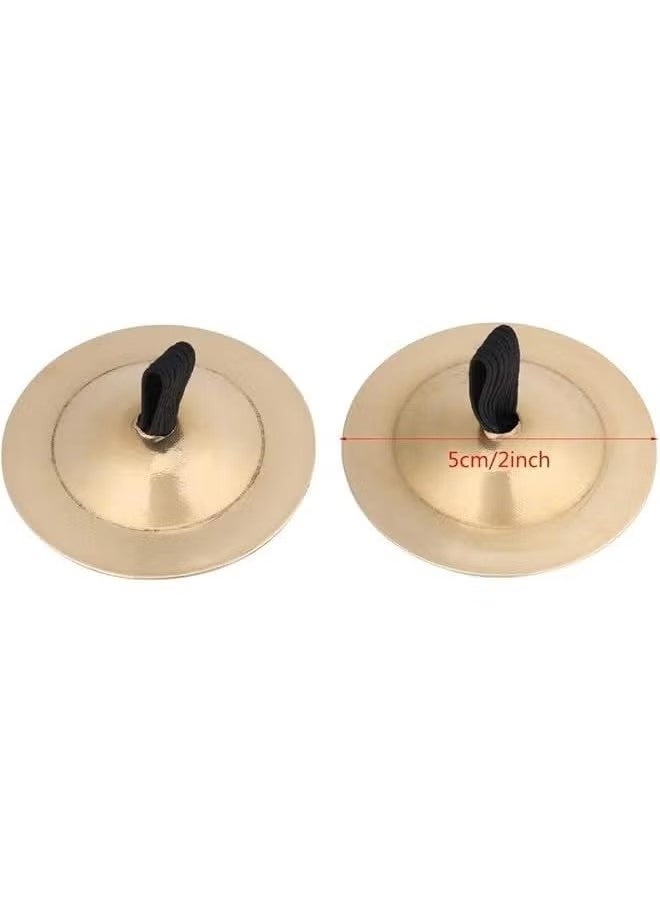 2 Finger Cymbals Belly Dancing Finger Dance Finger Zills Dance Finger Musical Instrument for Dancer Party  - Image 5