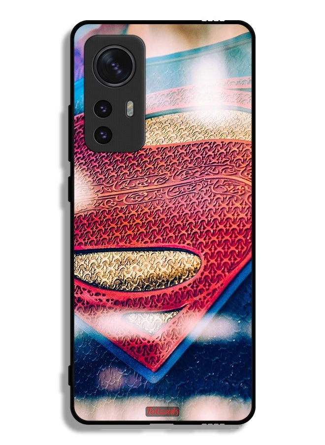 Tolwak - Xiaomi 12X Protective Case Cover Superman Logo - Image 1