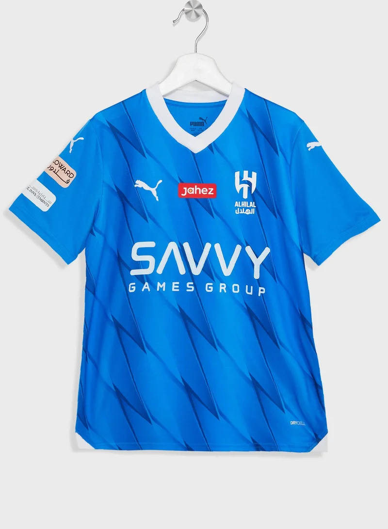 PUMA Kids Al Hilal Home Jersey Replica