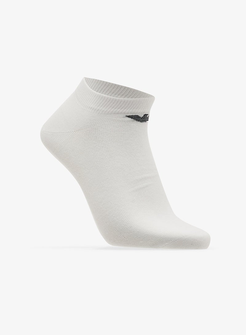 EMPORIO ARMANI 3 Pack Of Logo Ankle Socks - Image 2