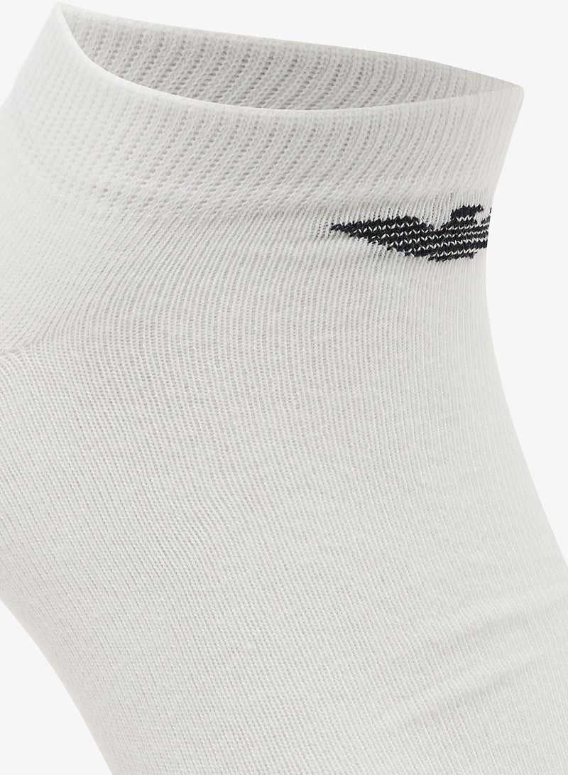 EMPORIO ARMANI 3 Pack Of Logo Ankle Socks - Image 5