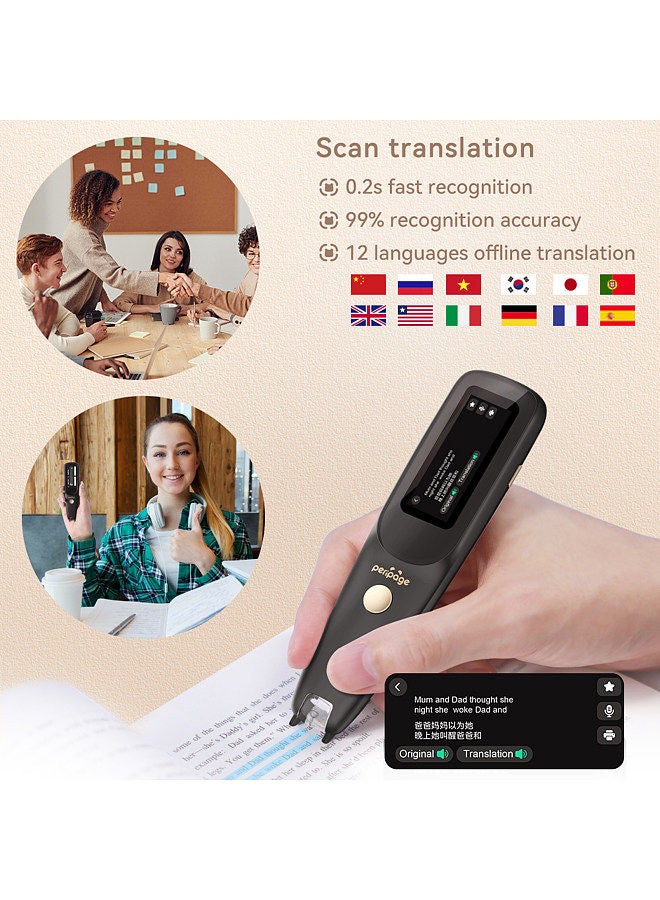 Dictionary Translation Scanning Pen D2s Mobile Scanner Translator 112 Language Voice Translating Device 