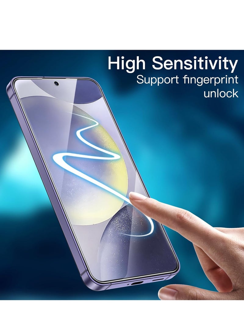 BORTONY Samsung Galaxy S24 Plus Screen Protector HD Clear With 3-Pack Anti-scratch Ultra Resistant Clear Tempered Glass For Samsung Galaxy S24 Plus 5G 6.7-inch - Image 3
