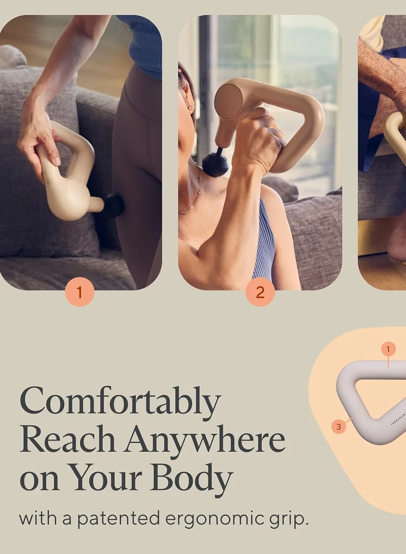 ثيرابودي Therabody Theragun Relief Sand  EUUK - 6th Generation  - 10mm percussive massage therapy to relieve aches and pains, backed by science