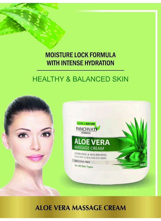 Panchvati Panchvati Herbals Aloe Vera Massage Cream 800 Ml  - Image 3
