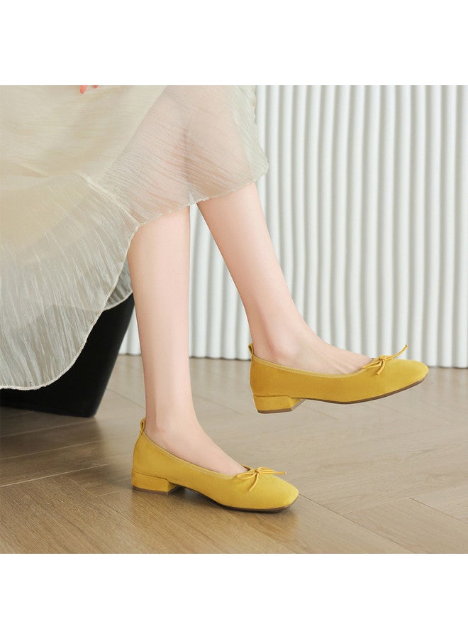 ZHR 【bow】 أحذية نسائية مسطحة، أحذية loafers منزلة، أحذية عمل عصرية للصيف، أحذية فردية مريحة وأنيقة - Image 4