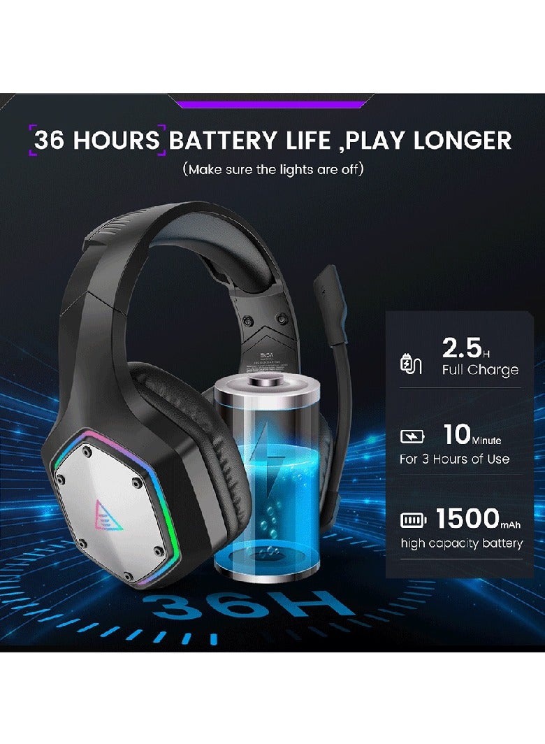 EKSA E1000WT Wireless Gaming Headset for PC PS4 PS5 Switch Xbox one - Image 3