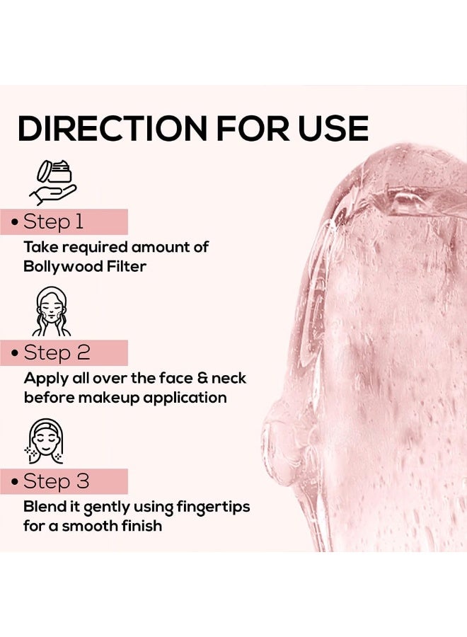 RENEE Bollywood Filter Face Primer 15gm| for a Flawless & Smooth Skin| Blurs Fine Lines, Wrinkles & Pores Instantly| Hydrating, Lightweight & Non-sticky| Cruelty-free - Image 4