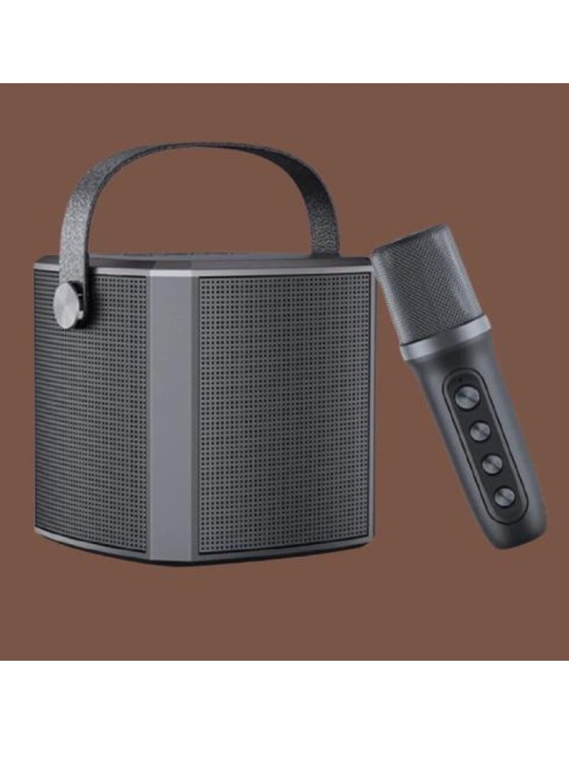 ELTRAZONE Karaoke Machine with UHF Wireless Microphones for Adults & Kids | Portable Bluetooth PA Speaker System | Supports Vocal Cut for Home Parties, Meetings, Weddings | Rechargeable, Loud Sound, and LED Light Effects Perfect for Celebrations & Events - Image 1