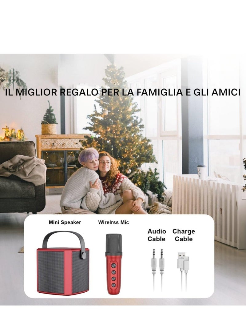 ELTRAZONE Karaoke Machine with UHF Wireless Microphones for Adults & Kids | Portable Bluetooth PA Speaker System | Supports Vocal Cut for Home Parties, Meetings, Weddings | Rechargeable, Loud Sound, and LED Light Effects Perfect for Celebrations & Events - Image 5