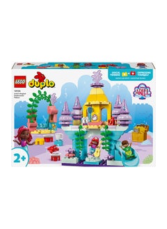 LEGO Duplo Disney Ariel’S Magical Underwater Palace The Little Mermaid Construction Toy, Undersea Castle Building Set For Preschool Kids Aged 2 Plus Who Love Role Play 10435 (116 Pieces)  - Image 2