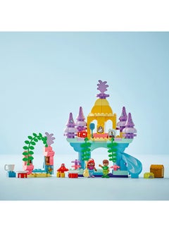 LEGO Duplo Disney Ariel’S Magical Underwater Palace The Little Mermaid Construction Toy, Undersea Castle Building Set For Preschool Kids Aged 2 Plus Who Love Role Play 10435 (116 Pieces)  - Image 5