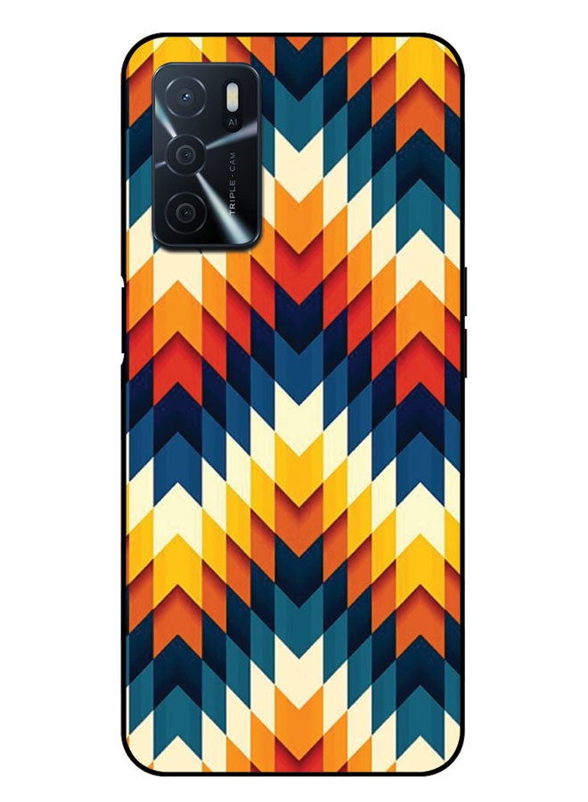 EYE CATCH Printed Protective Case Cover For Oppo A16 -  Geometric Pattern - Image 1