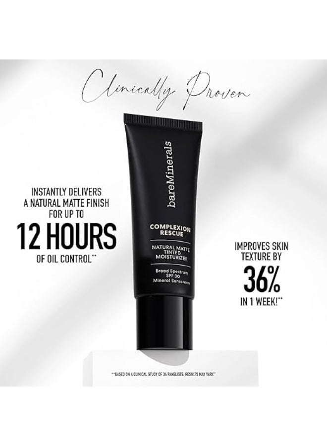 Bare Minerals Complexion Rescue Natural Matte Tinted Mineral Moisturizer SPF30 Color Wheat 35ml - Image 2