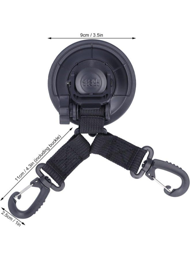 كلاراكو مرساة كأس الشفط، خيمة تخييم متعددة الأغراض شديدة التحمل، خطاف تأمين كأس الشفط، كأس شفط برأسين خارجيين - Image 3