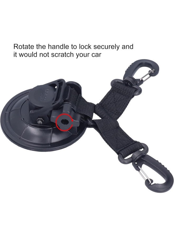 كلاراكو مرساة كأس الشفط، خيمة تخييم متعددة الأغراض شديدة التحمل، خطاف تأمين كأس الشفط، كأس شفط برأسين خارجيين - Image 5