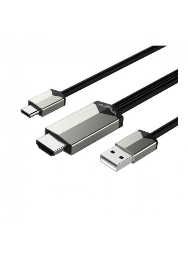 كابل Lightning ذكر إلى HDMI لجهاز iPhone 14 برو ماكس و 13 برو ماكس أسود - Image 5
