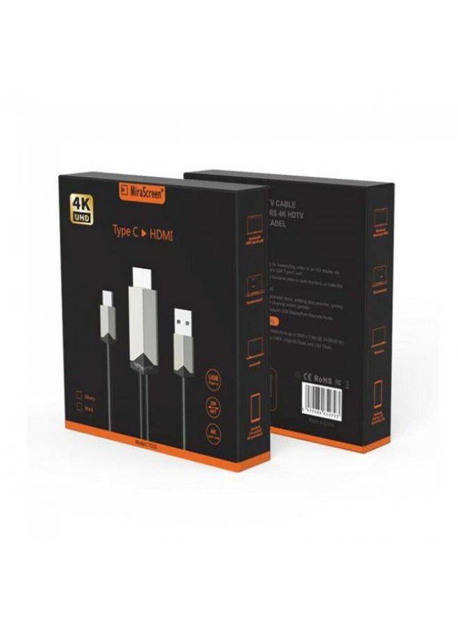كابل Lightning ذكر إلى HDMI لجهاز iPhone 14 برو ماكس و 13 برو ماكس أسود - Image 3