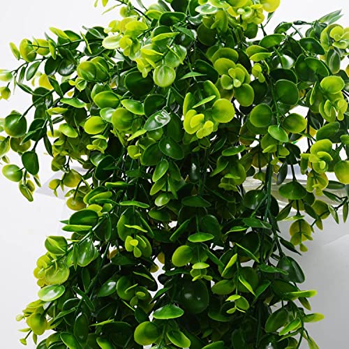 Toprooms Hanging Fake Plants,4 Pcs Faux Eucalyptus Leaf Greenery Vine Plant Faux Plants Fake Ivy Room Decor Home Garden Wedding Party Indoor Outdoor Decorations (Vine) - Image 3