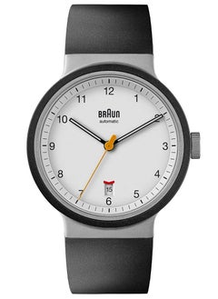 BRAUN Braun Men's 40mm Automatic Watch with Black Rubber Strap BN0278 