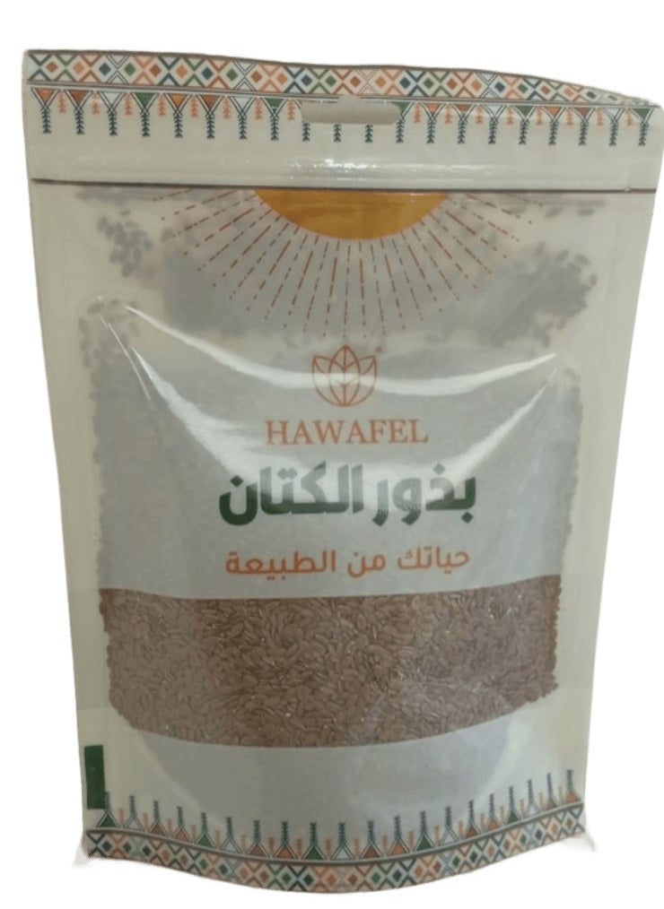 حوافل  بذور الكتان الطبيعيه 100 % 250ج 