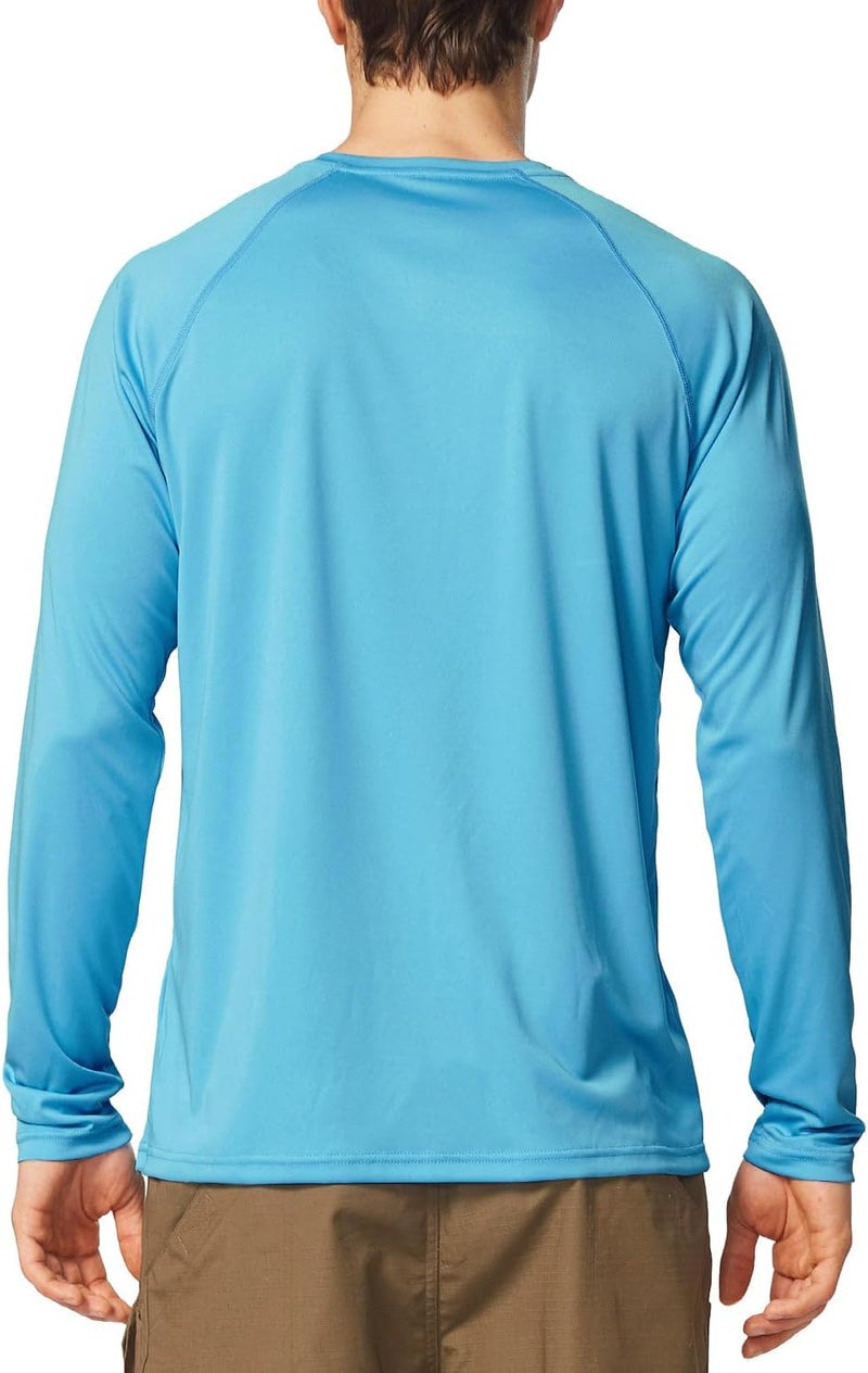 BALEAF Men's Sun Protection Shirts UV SPF UPF 50+ Long Sleeve Rash Guard Fishing Running Quick Dry Lightweight - Image 2