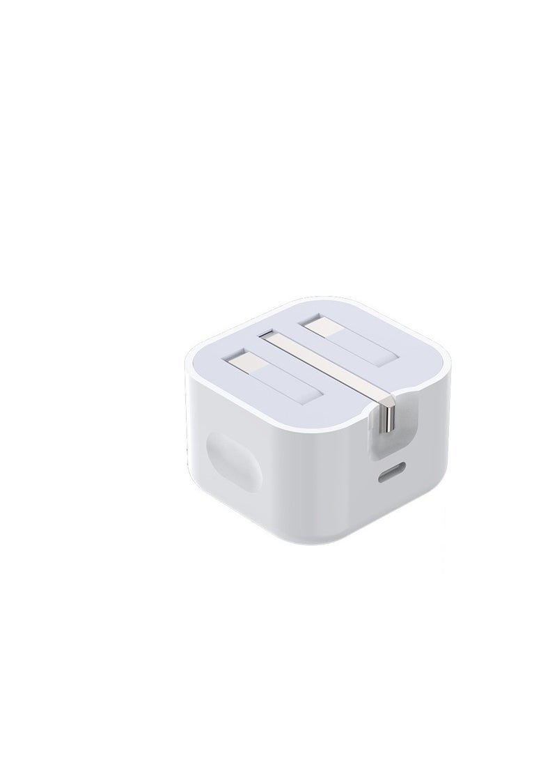 بيوينتي 20W USB-C 3 دبوس محول الطاقة الأبيض - Image 2