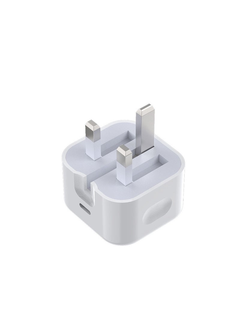 بيوينتي 20W USB-C 3 دبوس محول الطاقة الأبيض - Image 1