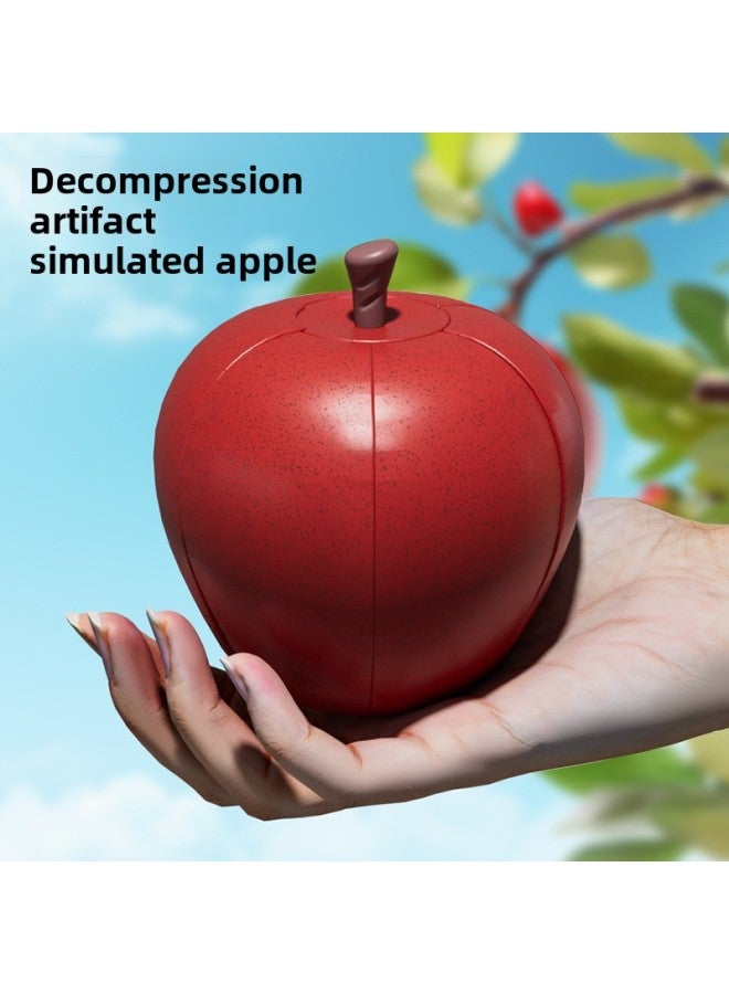 Children's Play Men's And Women's Simulation Apple Food Play Fun Simulation Kitchen Fruit And Vegetable Cutting Music Educational Early Education Toys-Color:Single Apple Outfit (green)  - Image 3