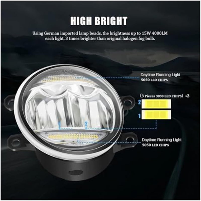 Vuzmode LED Fog Light Assembly for Citroen C1 - Image 3